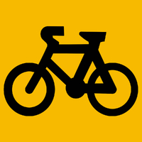 Bicycle Symbolic (600x600x6mm) Corflute