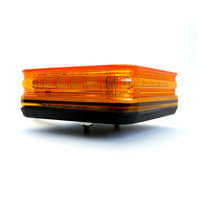24W Amber Mini Compact LED Square Beacon