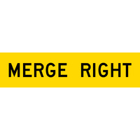 Merge Right (1200x300x6mm) Corflute