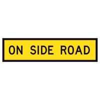 On Side Road (1200x300mm) | Corflute Sign Panel