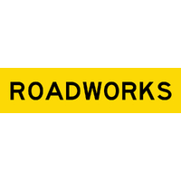Roadworks (1200x300x6mm) Corflute