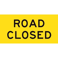 Road Closed (1200x600) Corflute