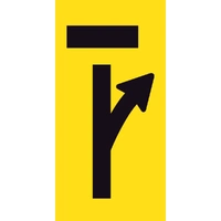 Lane Closed Ahead Right Turn Open (300x600) Corflute