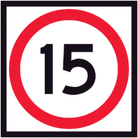 15 Speed Limit (600x600) Corflute