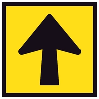 Arrow Symbolic (600x600) Corflute