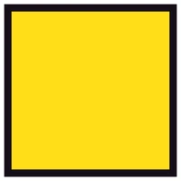 Blank Yellow TM1-100n(A) (600x600mm) | Corflute Sign Panel