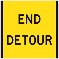 End Detour (600x600) Corflute