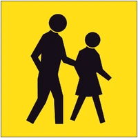 Pedestrians (SYM) (600x600) Corflute