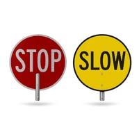 Stop Slow Bat Head with Heavy Duty Bracket