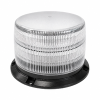 U42-24CAT 48W Amber LED Flashing Beacon - Clear Lens
