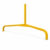 Curved Traffic Sign Frame Leg | Yellow