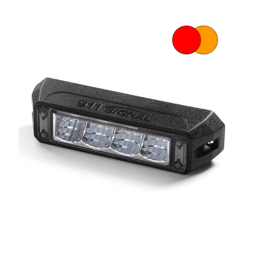 TC4 12W Amber/Red LED Warning Light Head