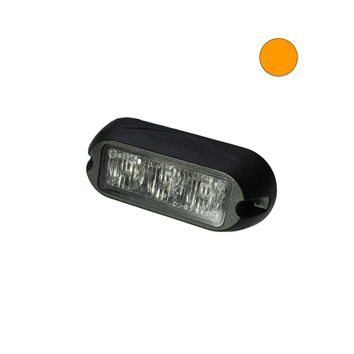 H3 9W Amber LED Warning Light Head