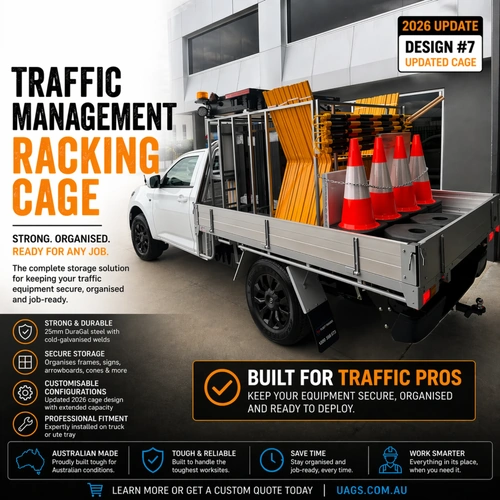 Traffic Control Management Vehicle Racking Cage