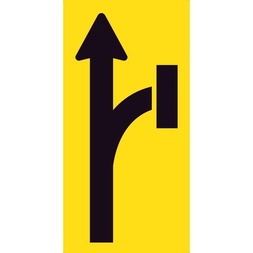 Lane Ahead Open Right Turn Closed (300x600) Corflute