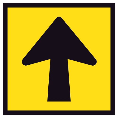 Arrow Symbolic (600x600) Corflute