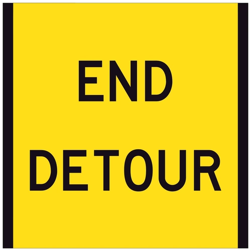 End Detour (600x600) Corflute