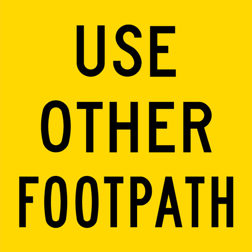 Use Other Footpath (600x600x6mm) Corflute