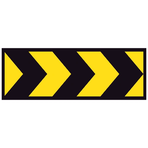 Temporary Hazard Marker T5-4 (1500x450mm) | Boxed Edge Traffic Sign