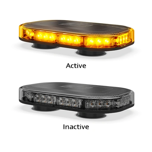 Amber LED Emergency Light Bar – Tinted Lens, 246mm